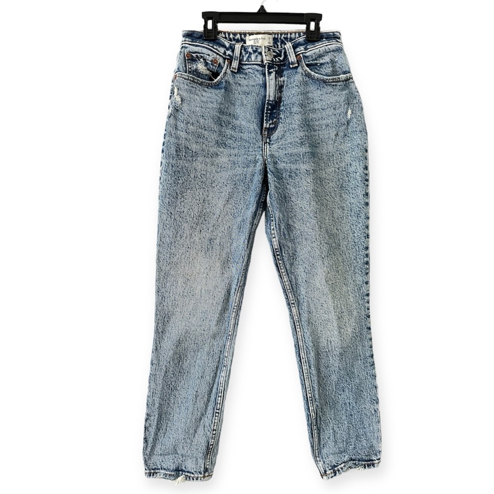 Abercrombie & Fitch Light Blue Women Jeans curve love, acid wash, size 26